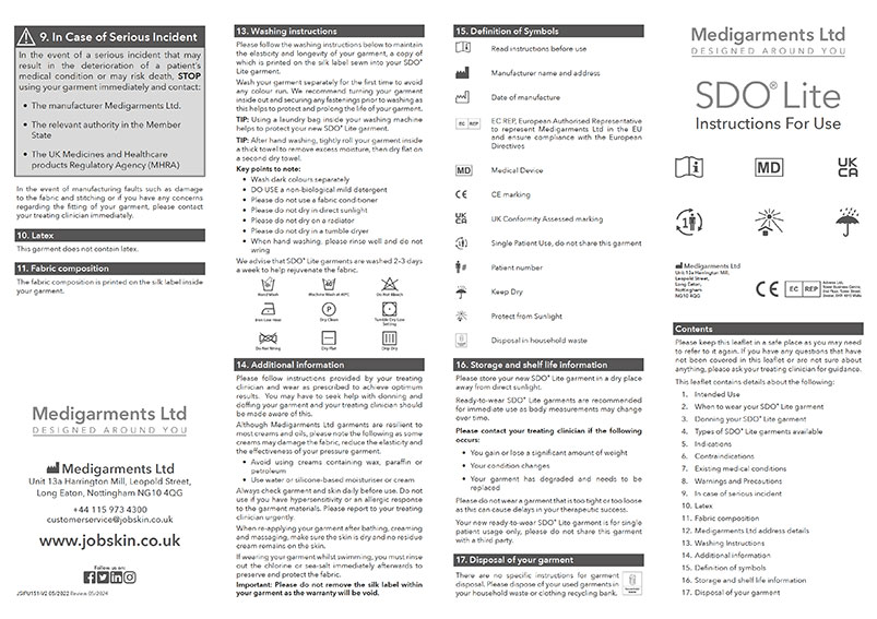 SDO IFU in English