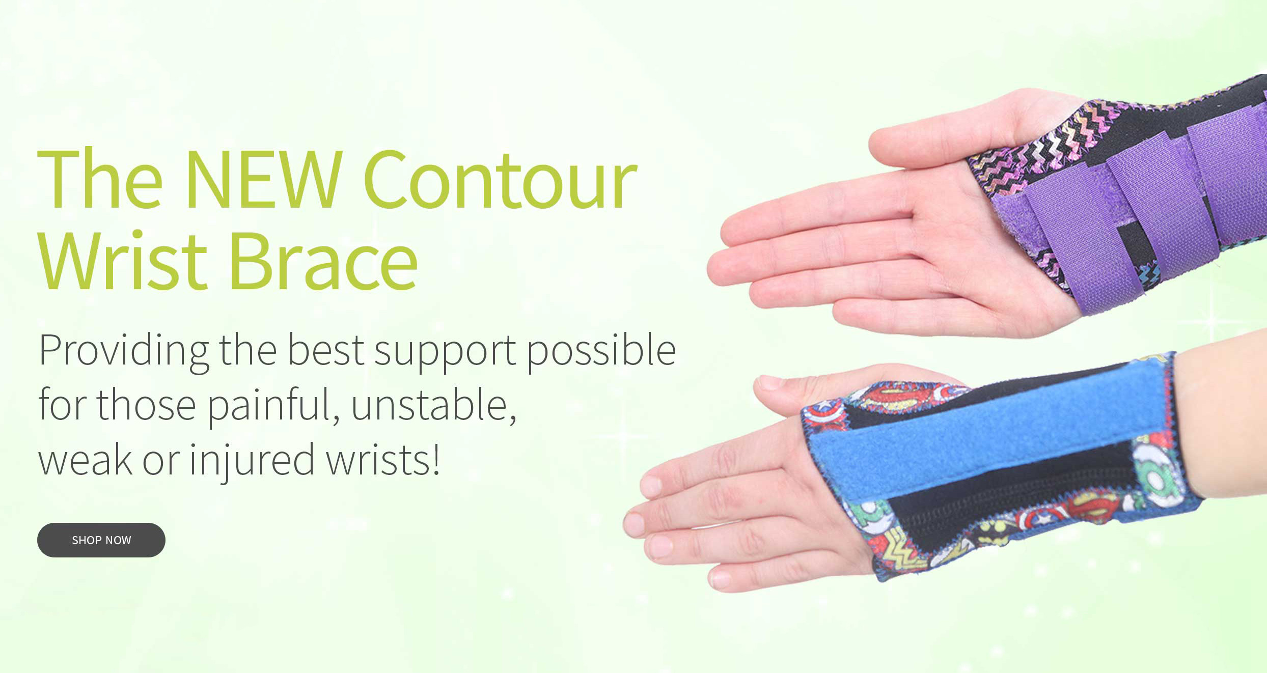 introducing the new contour wrist brace