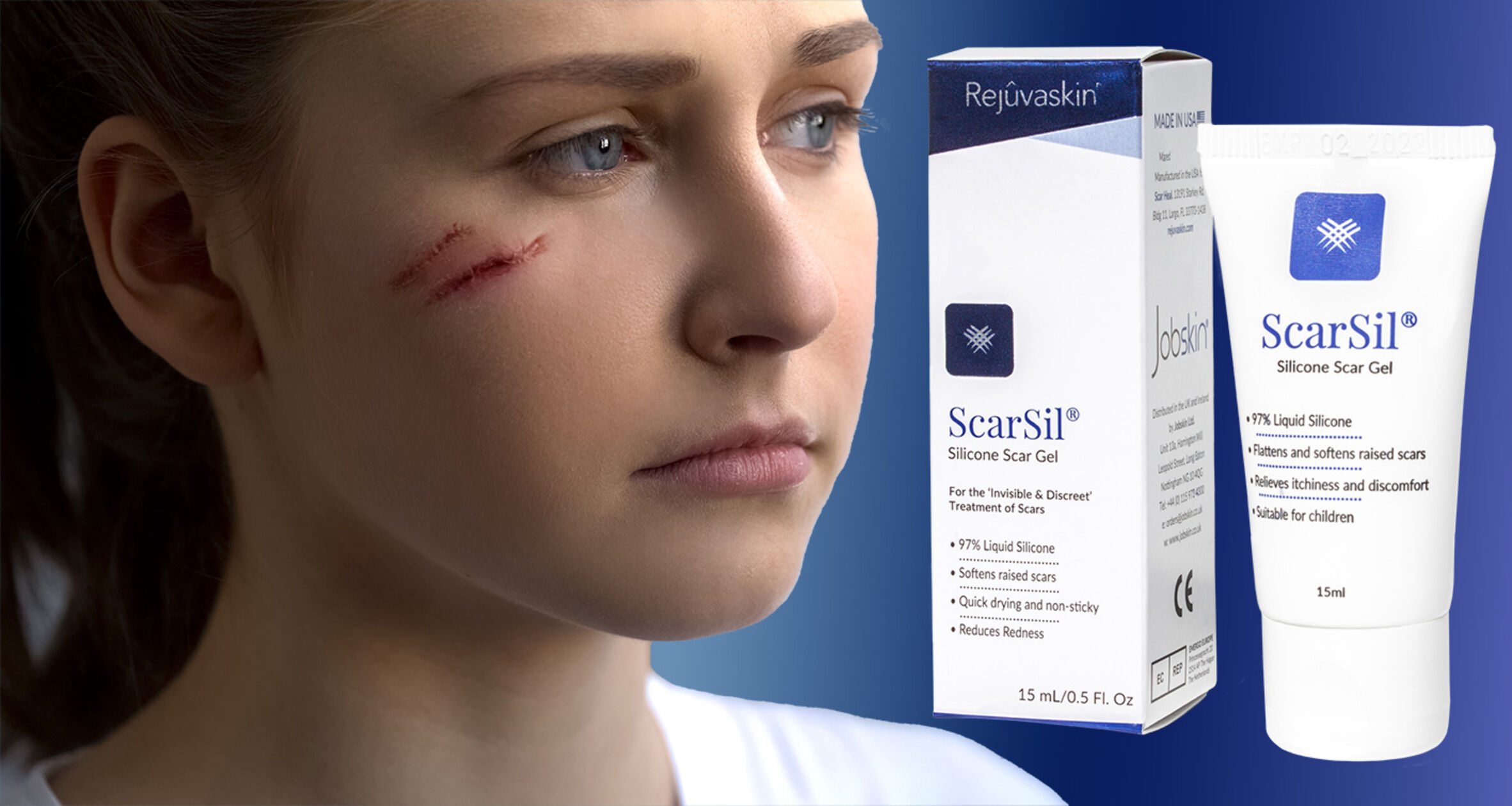Treating problem scars with silicone gel