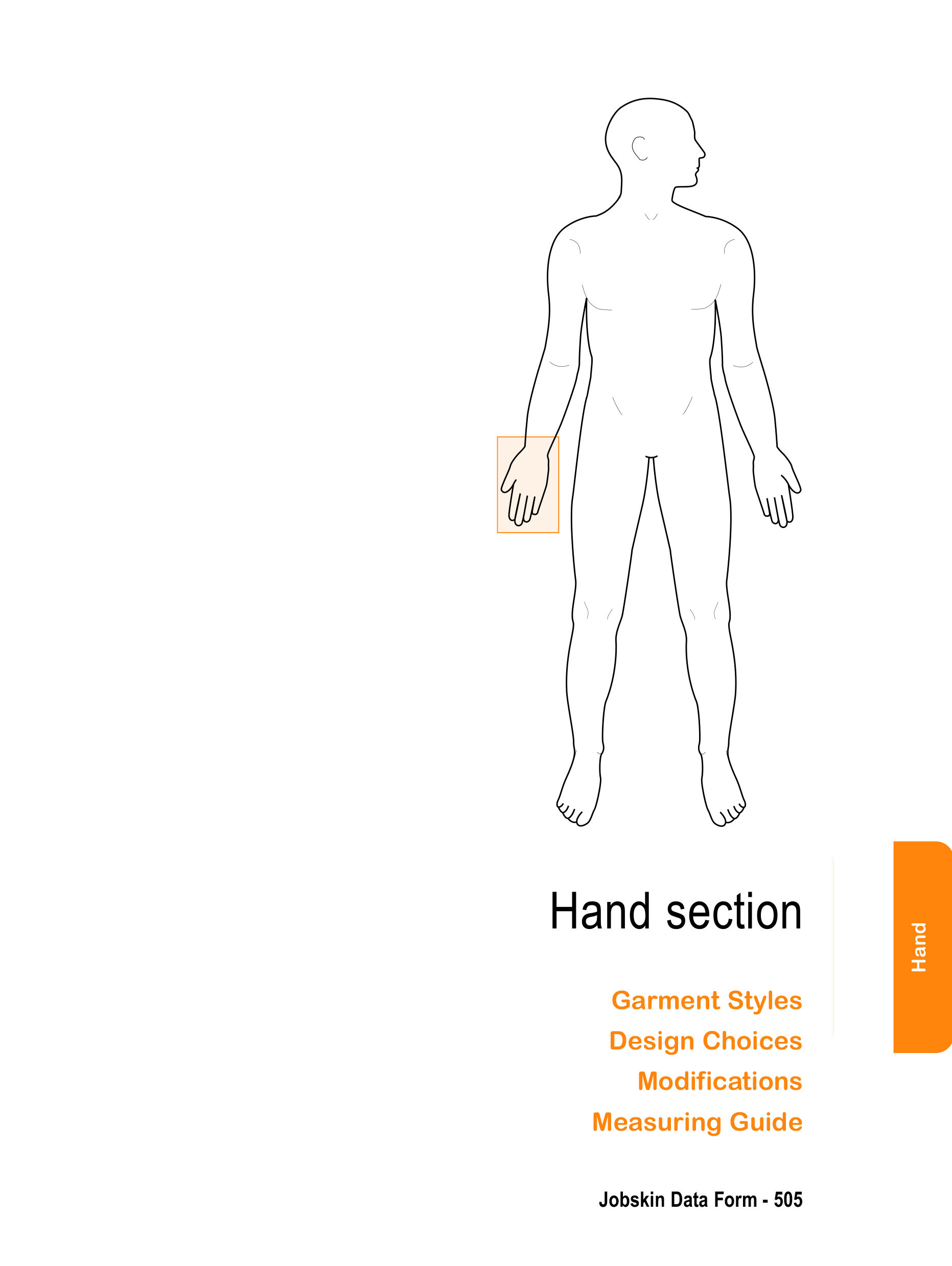 Hand how to measure section
