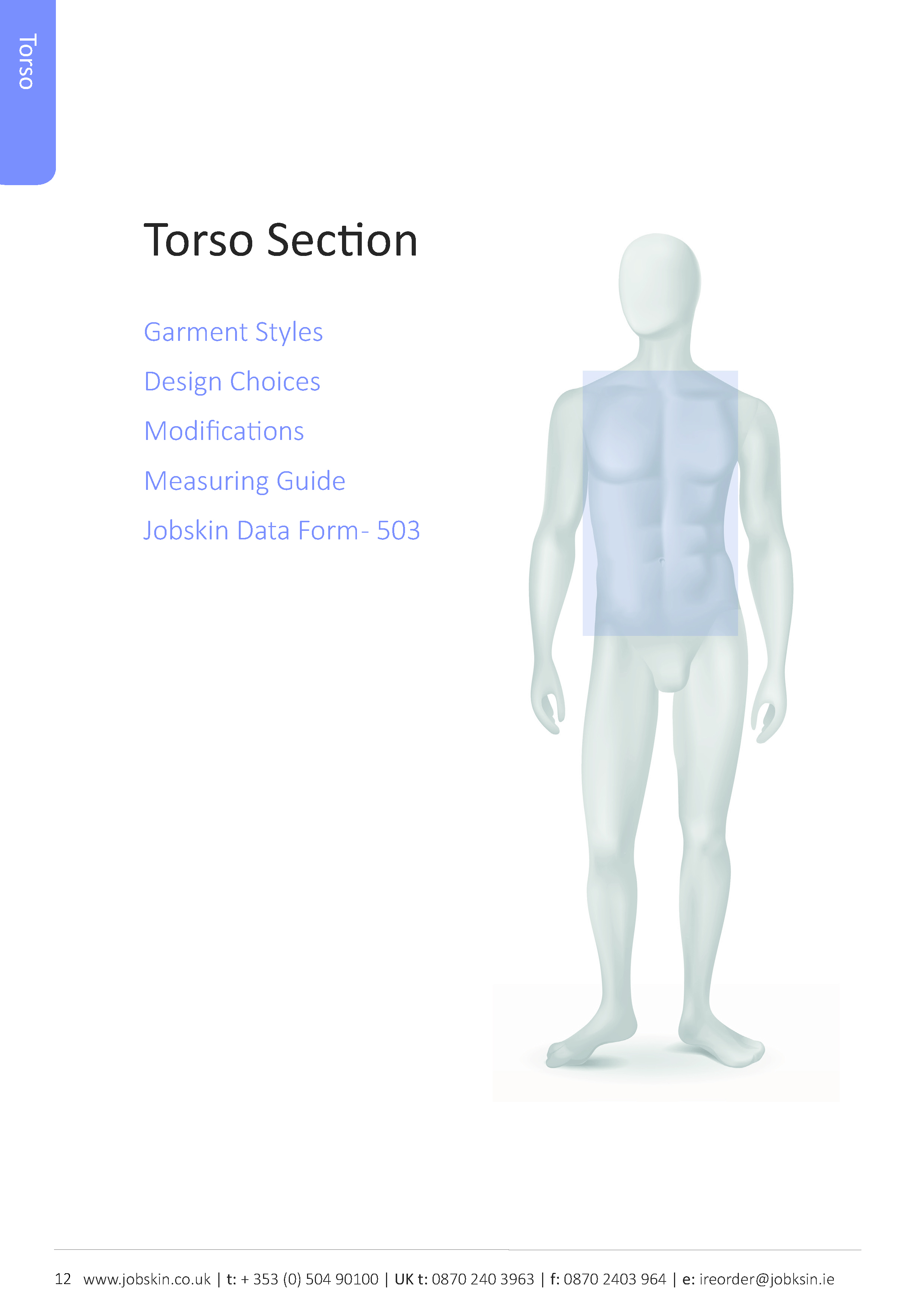 Torso Measure Guide