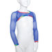 Jobskin® Classic shrug in blue, paediatric front view