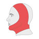 Jobskin® Interim chin strap viewed from the side, showing enclosed ears 