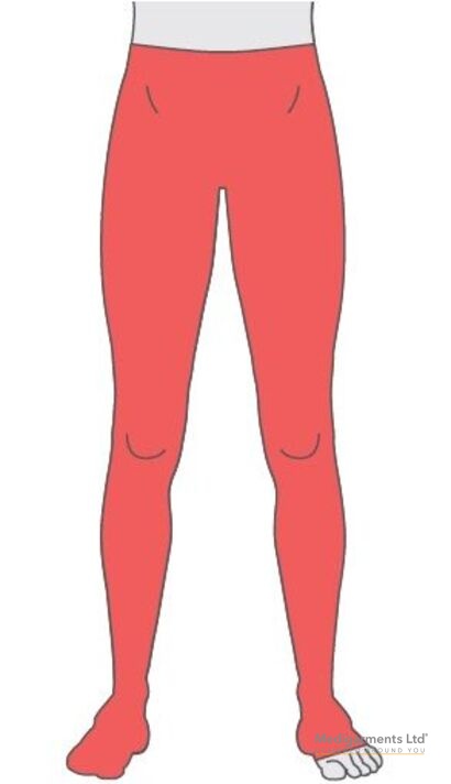 New Jobskin® Premium Leggings Waist Height Two Legs with Feet – PO 1101