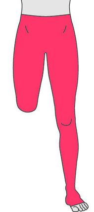 New Jobskin® Premium Leggings Waist Height One or Two Stump with or without Feet – PO 1134