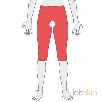 Jobskin® Premium Panty Girdle, Below Knee, Open or Closed Pubis – 1111