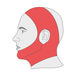 Modified or Wide Chin Strap side view