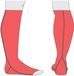 0021 - New Premium Sock to knee (side seam)