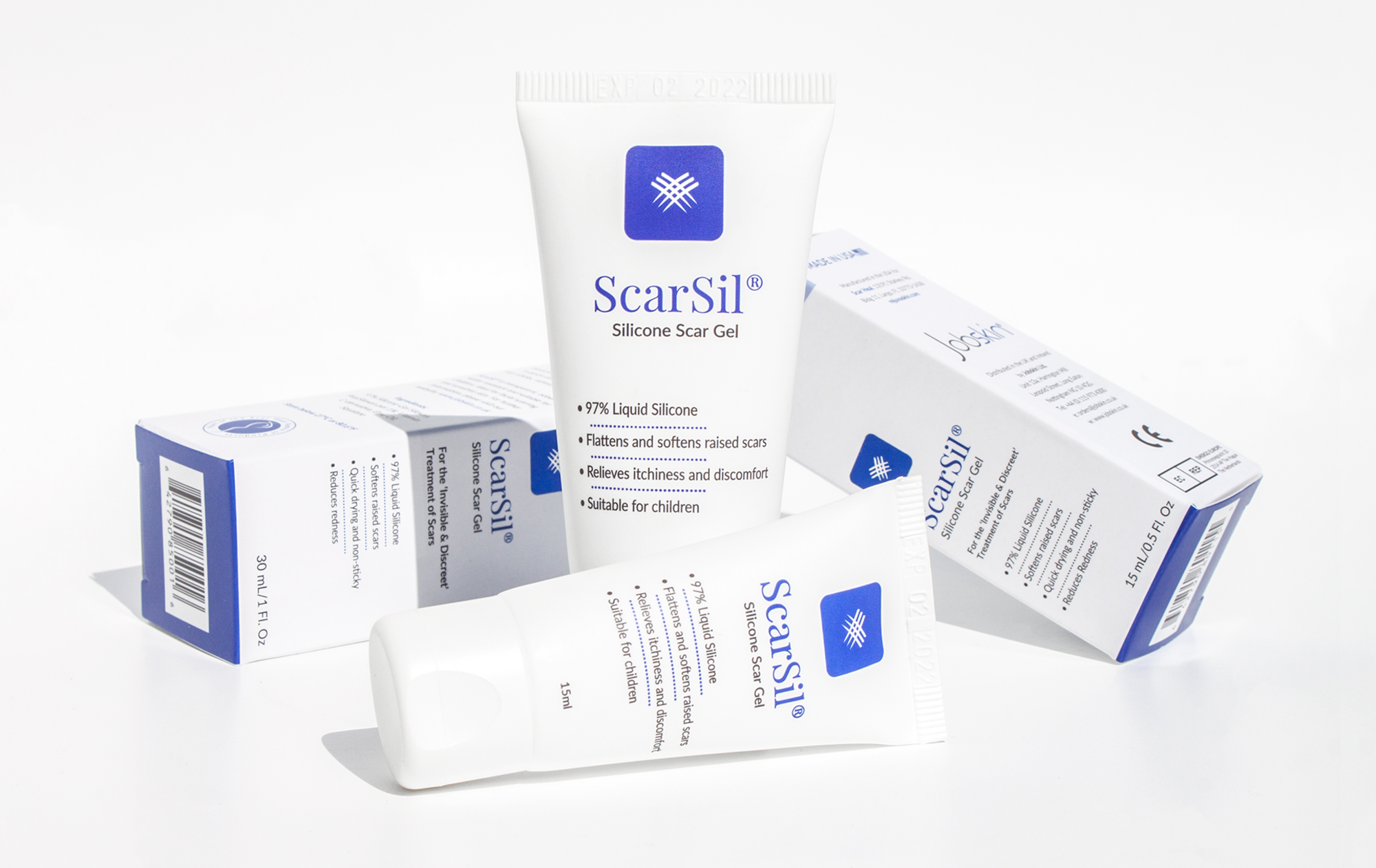 ScarSil® Topical Gel. Scarsil gel 15ml and 30ml