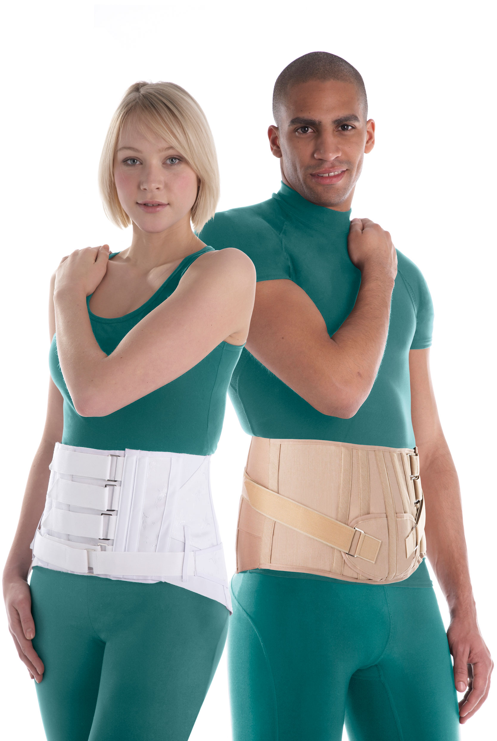 Lumbosacral and abdominal corsets