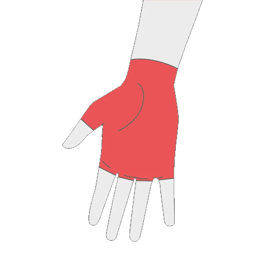 Jobskin® Premium Interdigital Web Spacer Glove - PO 0036