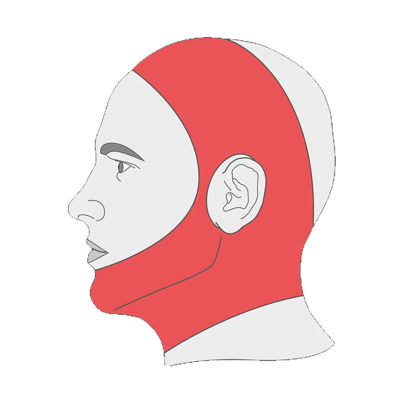 Jobskin® Premium Modified Chin Strap - PO 0549