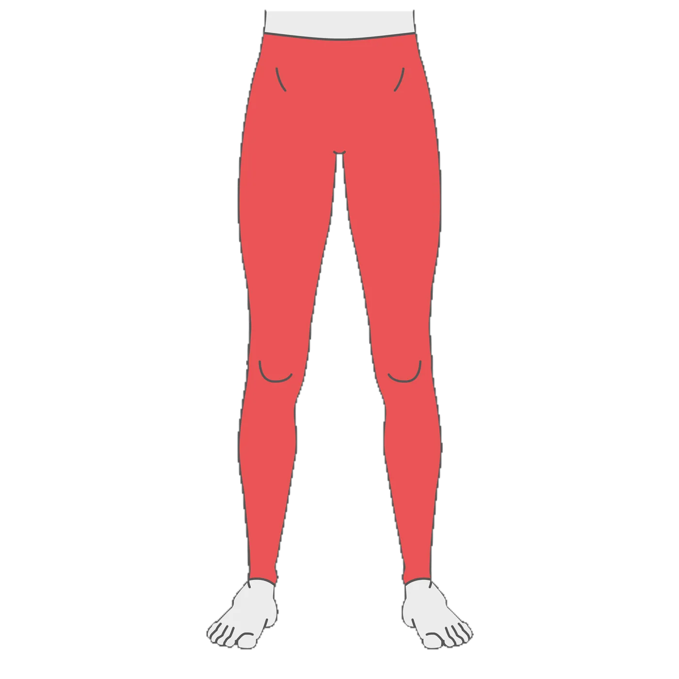 Jobskin® Premium Leggings Below Knee Any Length, No Feet - PO 1111